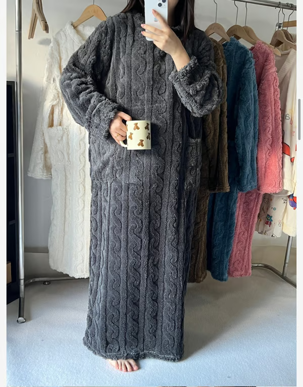 💟A Warm Gift🎀Winter Coral Velvet Home Clothes🔥