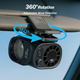 ❄️🔥Car Clip On Fan with LED Display -360° Rotation, 100 Speeds Adjustable, USB Rechargeable