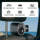 ❄️🔥Car Clip On Fan with LED Display -360° Rotation, 100 Speeds Adjustable, USB Rechargeable