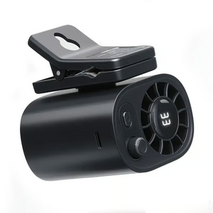❄️🔥Car Clip On Fan with LED Display -360° Rotation, 100 Speeds Adjustable, USB Rechargeable