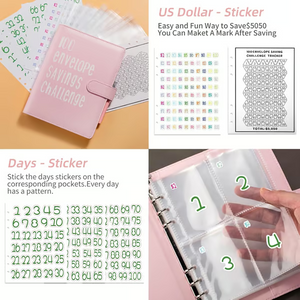🔥🤑✉️100 Envelope Savings Challenge Book