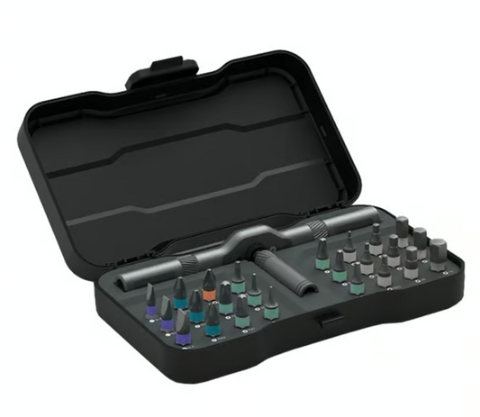 🔥🔥24 in 1 DlY Screwdriver Set Magnetic Compact and Portable Ratchet Screwdriver