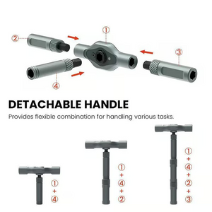 🔥🔥24 in 1 DlY Screwdriver Set Magnetic Compact and Portable Ratchet Screwdriver