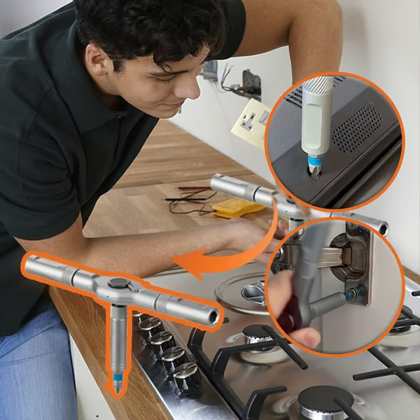 🔥🔥24 in 1 DlY Screwdriver Set Magnetic Compact and Portable Ratchet Screwdriver