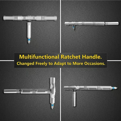 🔥🔥24 in 1 DlY Screwdriver Set Magnetic Compact and Portable Ratchet Screwdriver