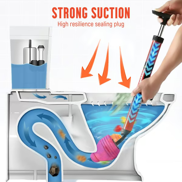 High Pressure Toilet Unblock a Shot