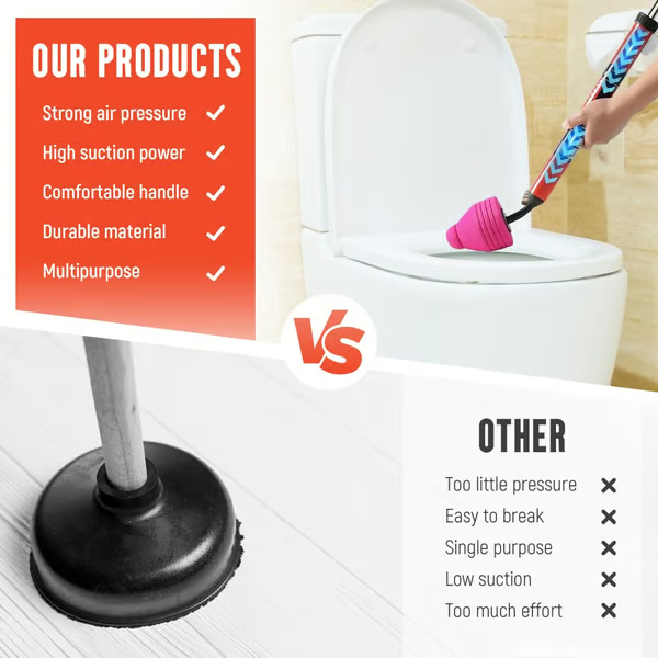 High Pressure Toilet Unblock a Shot