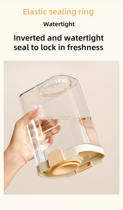 Push-type Sealed Box Storage Jar
