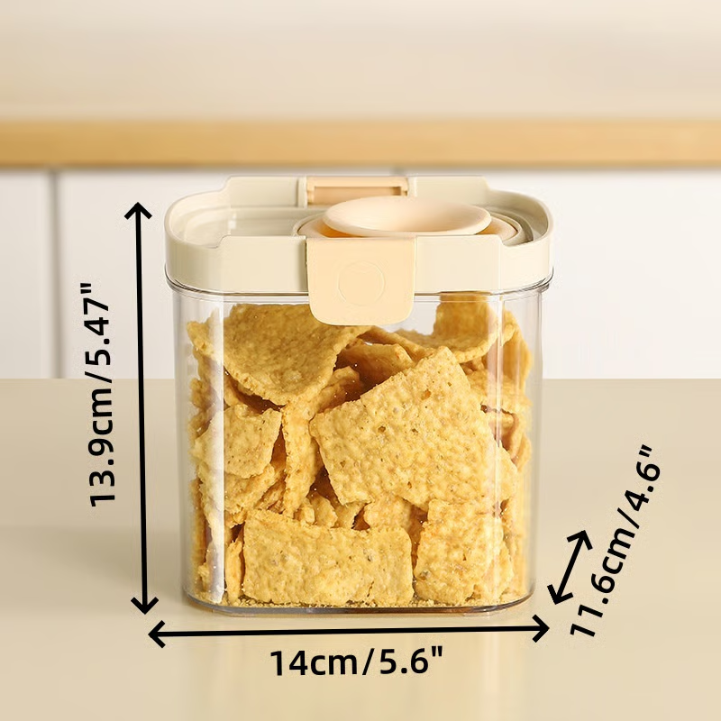 Push-type Sealed Box Storage Jar
