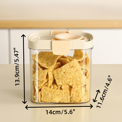 Push-type Sealed Box Storage Jar