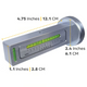 Adjustable Magnetic Gauge Tool For Tire Repairs In Car, Motorcycle, Truck