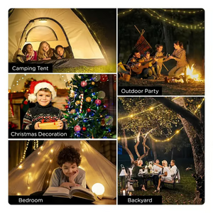 ✨ 4 in 1 Camping String Lights