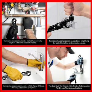Professional Plumbing Toolset For Easy Angle Stop And Supply Nut Installation - Must-Have For Plumbers Plumbing Tool