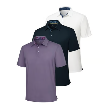 🔥Last Day Sale!!!Only £8 each🔥👕3-Pack Men's Polo Shirts