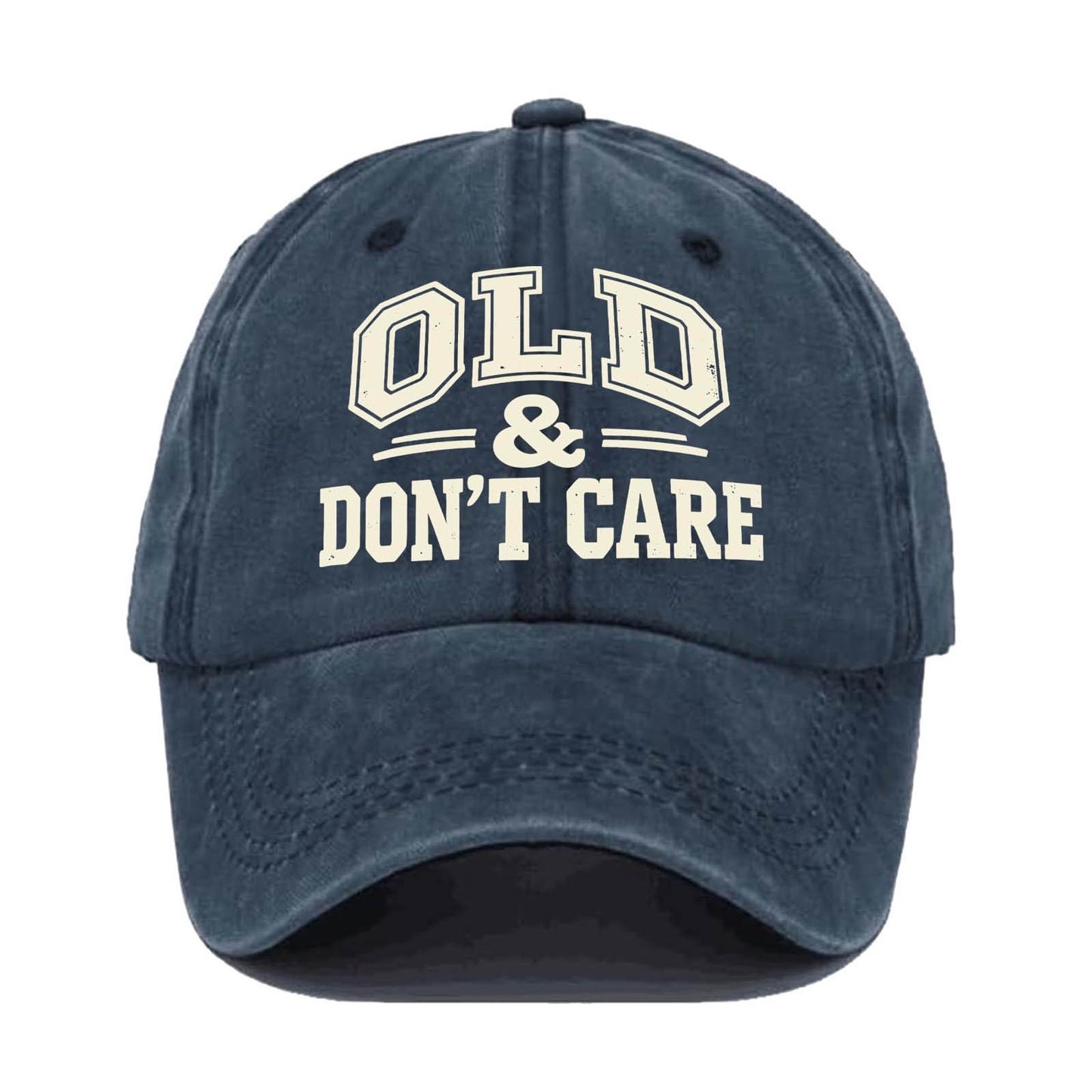 🔥Vintage Distressed"OLD & DON'T CARE"Cap