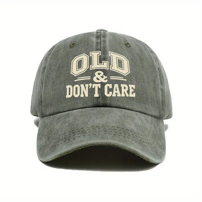 🔥Vintage Distressed"OLD & DON'T CARE"Cap