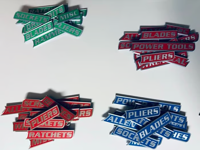 🔥Hot Sale 49% off🌟12 Pack of Magnetic Toolbox Labels🔩