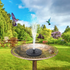 Solar-Powered Birdbath Fountain