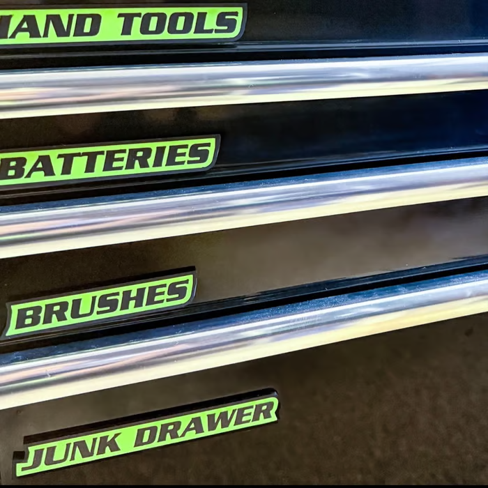 🔥Hot Sale 49% off🌟12 Pack of Magnetic Toolbox Labels🔩