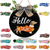 16pcs Interchangeable Dachshund Sign Dog Welcome Sign