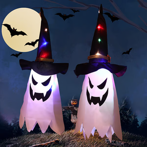 LED Halloween Decoration Flashing Light Gypsophila Ghost Festival（ 5pcs/Set）