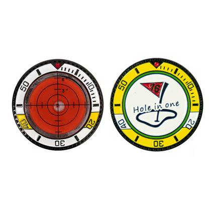 🔥(Golf trainer)Golf Ball Marker Round Cap Clip Mark with Level Function🔥(Buy 1 Get 1 Free)