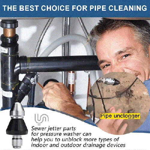 ⏰Sewer Cleaning Tool High-pressure Nozzle