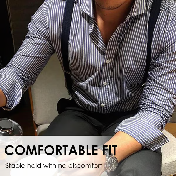 📢Men's X-Back Suspenders with Hook Clips