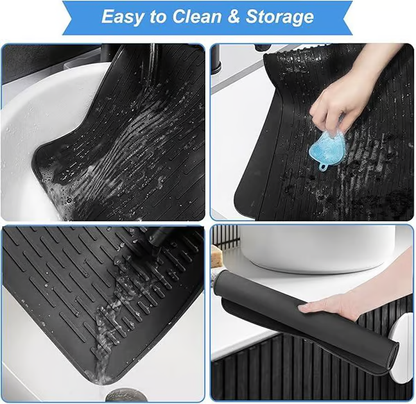 🔥500°F/220°C Heat-Resistant Silicone Stove Cover Mat & Utensils