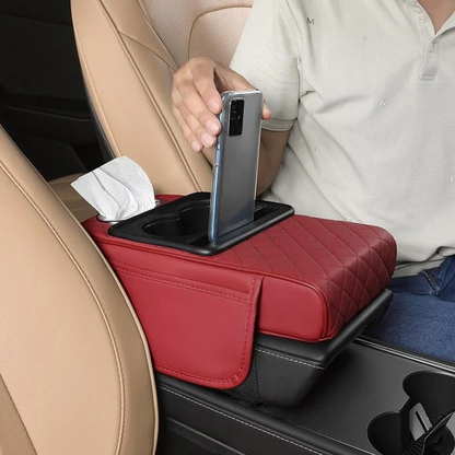 🎅2025 Christmas Hot Sale - Multifunctional PU Leather Car Armrest Box Mat