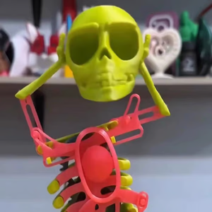 Dancing and Swinging 3D Skull Toy 🎉