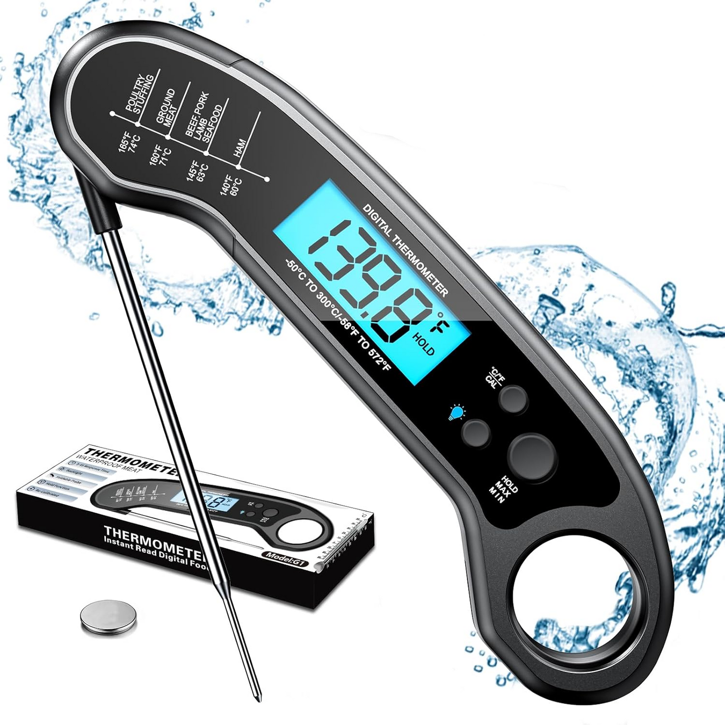 🔥 Instant Read Meat Thermometer