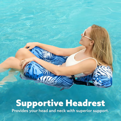 🏖️💺 Inflatable Floating Chair – Comfortable, Stable & Perfect for Relaxing on the Water 🏊🌊
