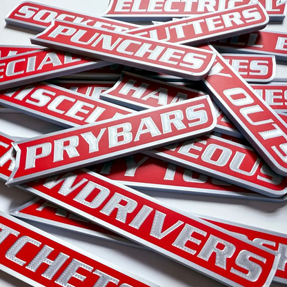 🔥Hot Sale 49% off🌟12 Pack of Magnetic Toolbox Labels🔩