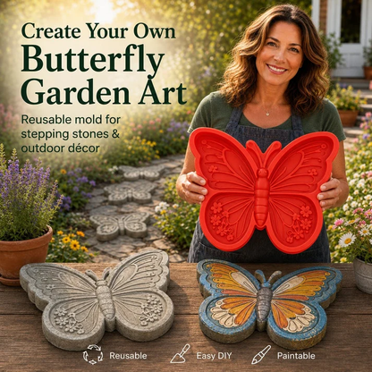 ✨Create Your Own Garden Art - Reusable Mold for Stepping Stones