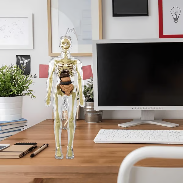 Clear Human Body Structure Model