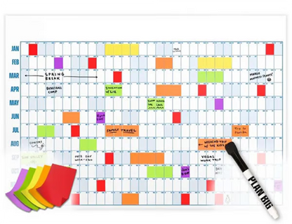📅2026 Wall Calendar - Flexible Dry-Erase Material ✍️Design Your Amazing Year!🏃
