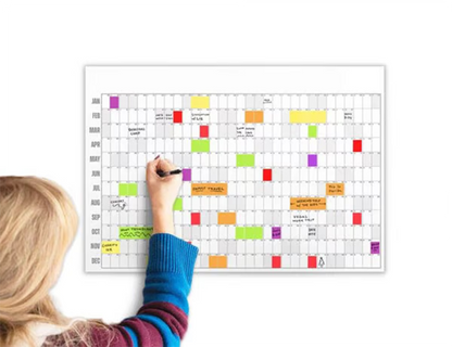 📅2026 Wall Calendar - Flexible Dry-Erase Material ✍️Design Your Amazing Year!🏃