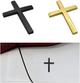 3D Metal Cross Car Sticker