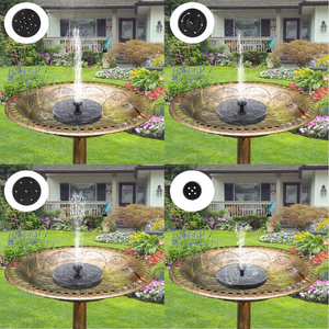 Solar-Powered Birdbath Fountain