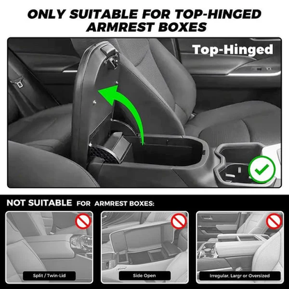 🎅2025 Christmas Hot Sale - Multifunctional PU Leather Car Armrest Box Mat