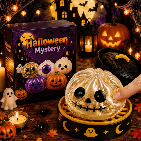 ✨🎃 Halloween Dumpling Squeeze Squishy Toy