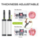 Meat Slicer For Fresh Raw Meat, 17-In-1 Stainless Steel Meat Cleaver Kitchen Knife