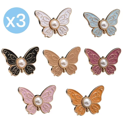 🌸🦋 Removable Butterfly Waist Adjustment Buckle – No‑Tool, Adjustable Fit for Jeans, Skirts & Dresses, Creates Hourglass Shape ✨👗💃