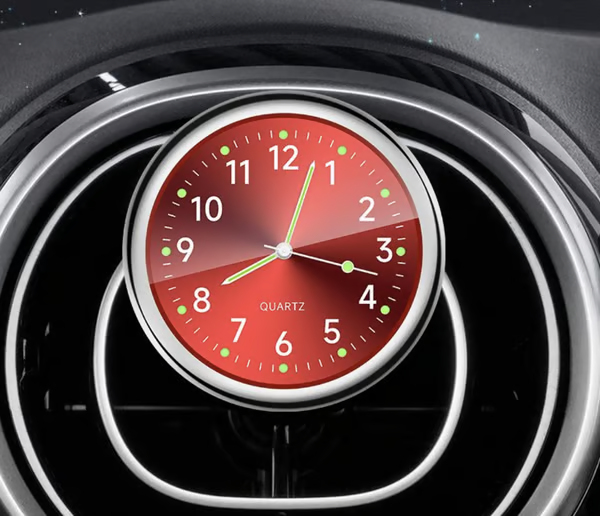 🔥Vintage gift-Luminous decoration mini clock for car/motorcycle/Sewing machine