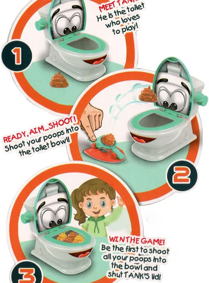 🎅2025 Christmas Hot Sale 💩Interactive Poop Shooting Game Set for Family Fun