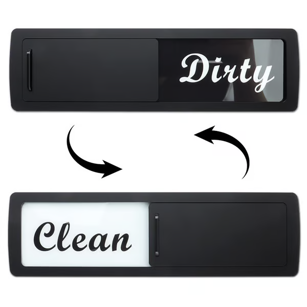 Clean Dirty Dishwasher Magnet Indicator Sign ✨