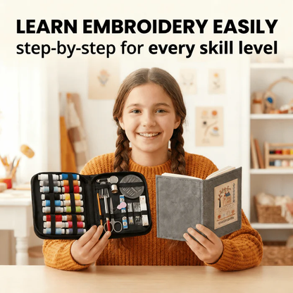 🧵DIY Embroidery Stitch Book