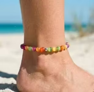 🌈 Dopamine UV-Reactive Beaded Jewellery Collection