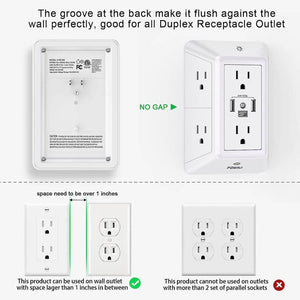 🔥 Multi Plug Outlet Surge Protector